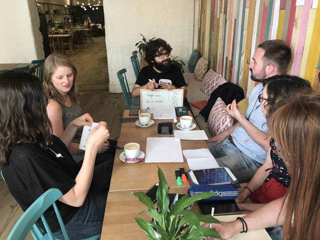 Una de nuestras primeras clases