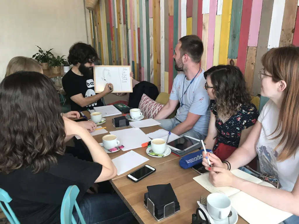 Primera clase de español de Jaleo Madrid