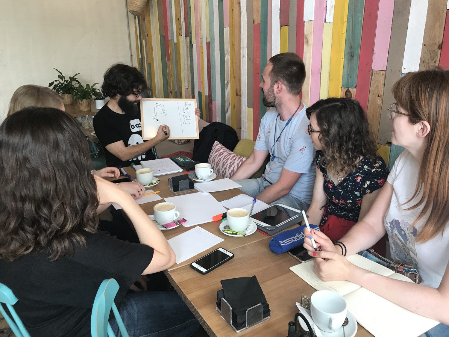 Primera clase de español de Jaleo Madrid